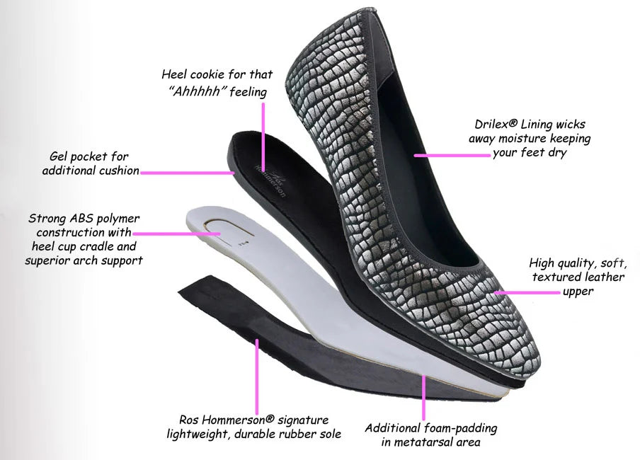 The best comfort footbed you will ever find in a dress shoe!