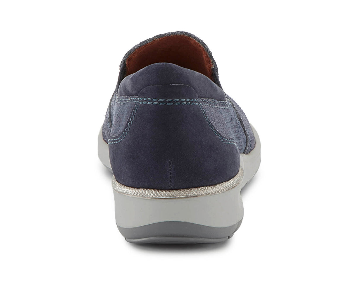 #Color_Navy Snake Print/Nubuck