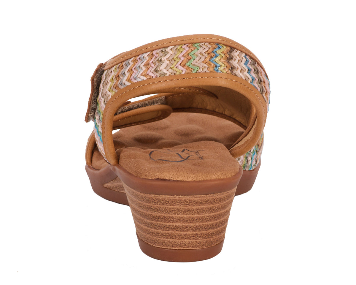 #Color_Multi Rafia/Luggage Leather