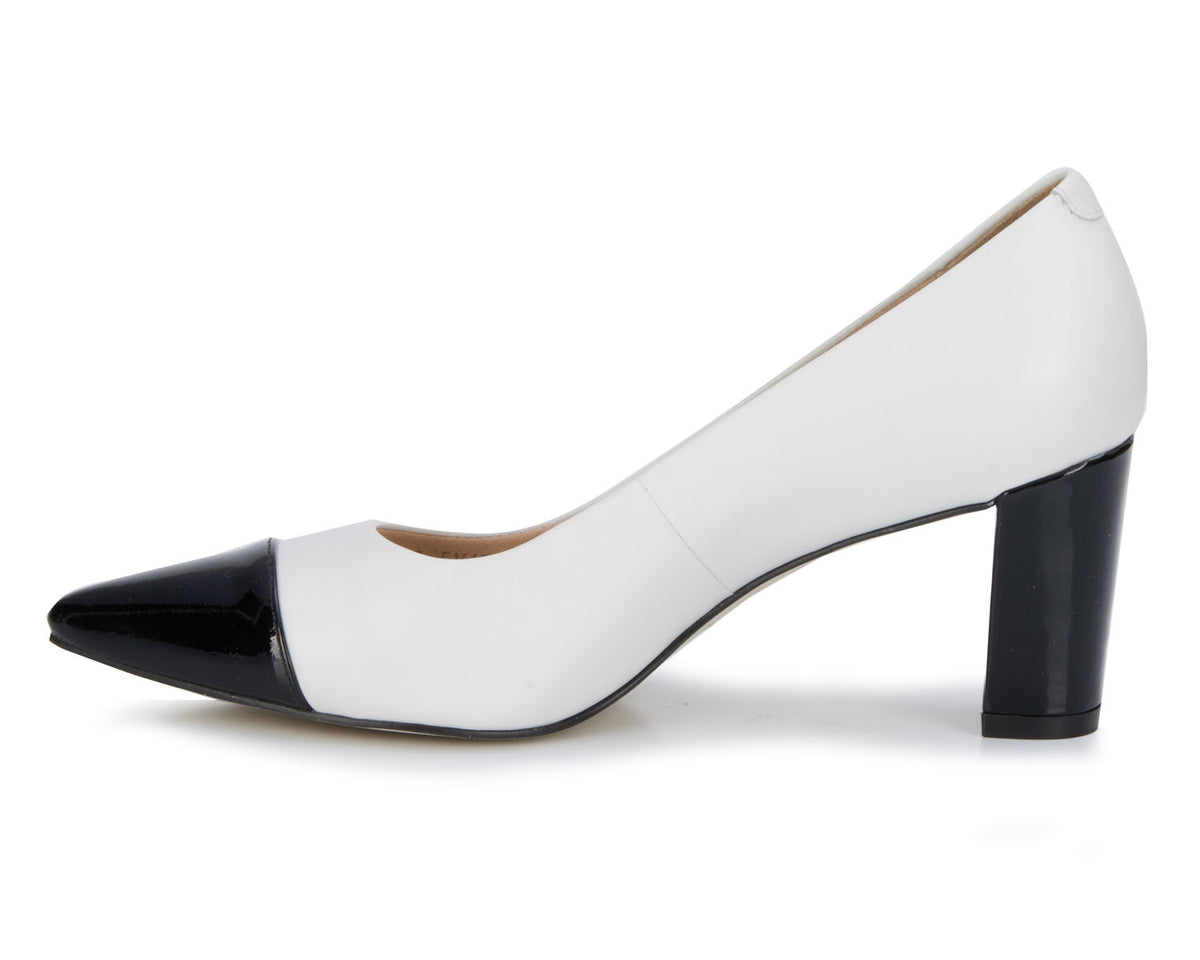 #Color_White Cashmere/Black Patent