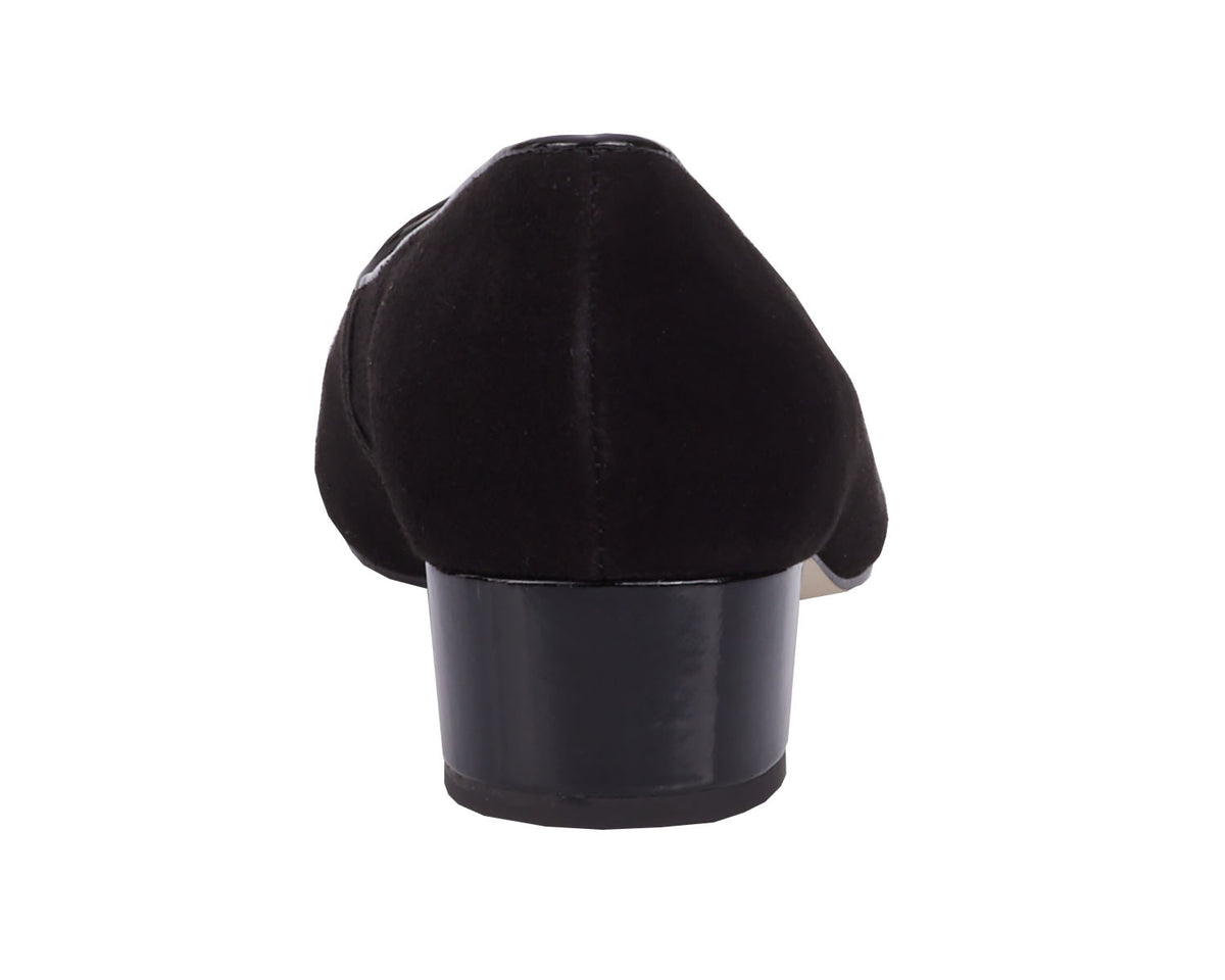 #Color_Black Suede/Patent