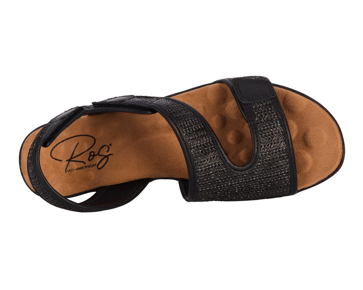 #Color_Black Raffia/Leather