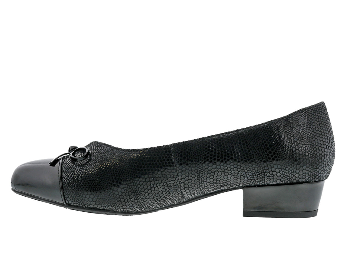 #Color_Black Lizard Print Leather