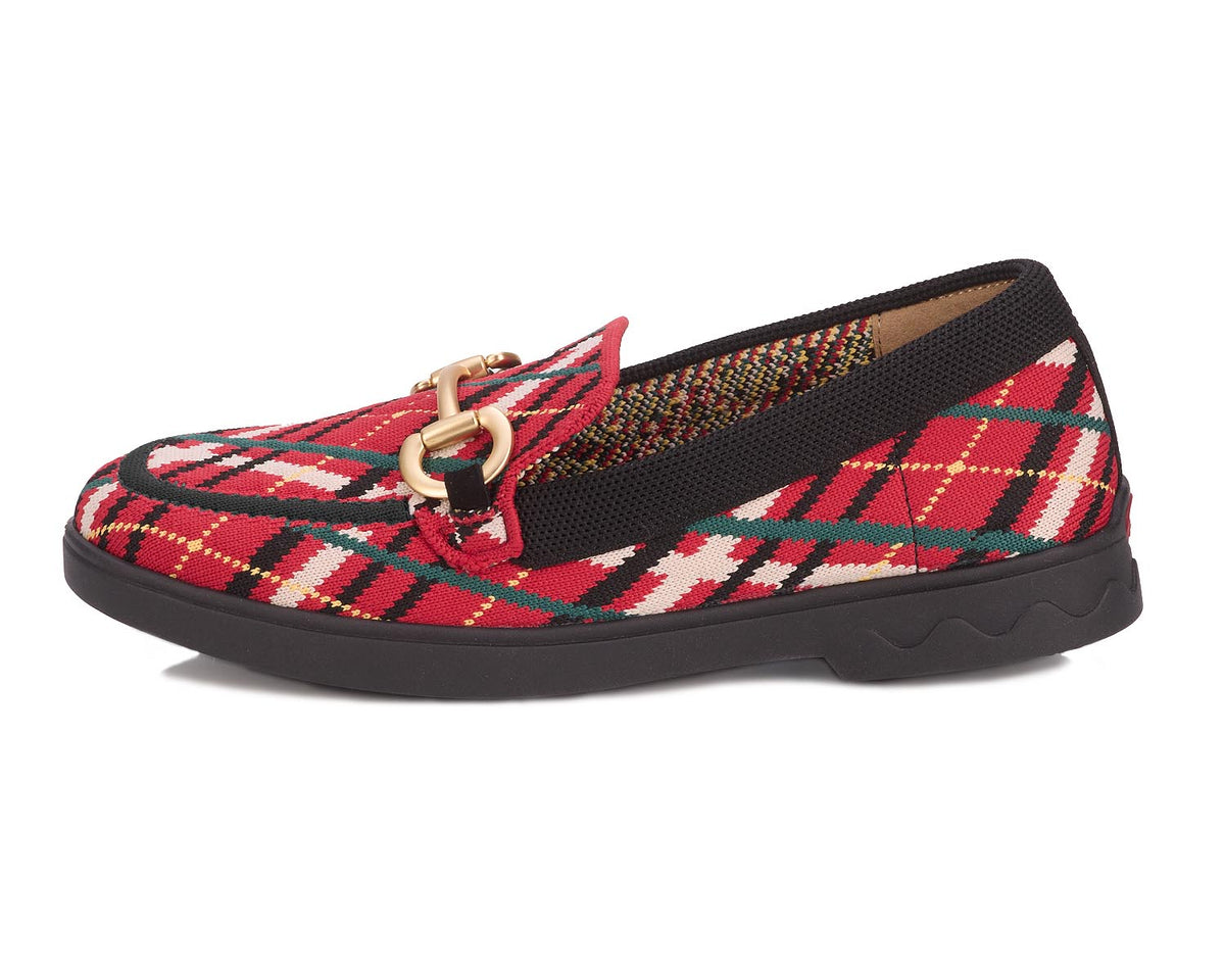 #Color_Tartan Plaid Knit