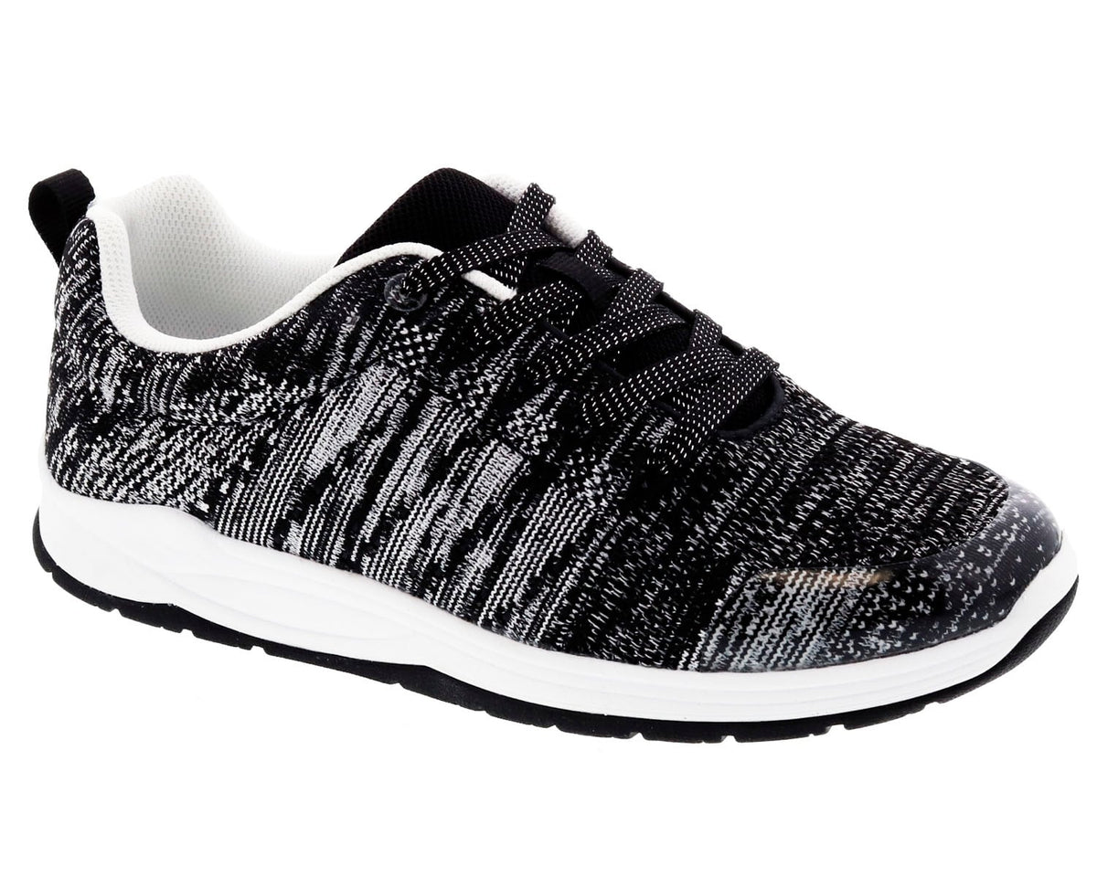 #Color_Black/White Stretch Knit Fabric