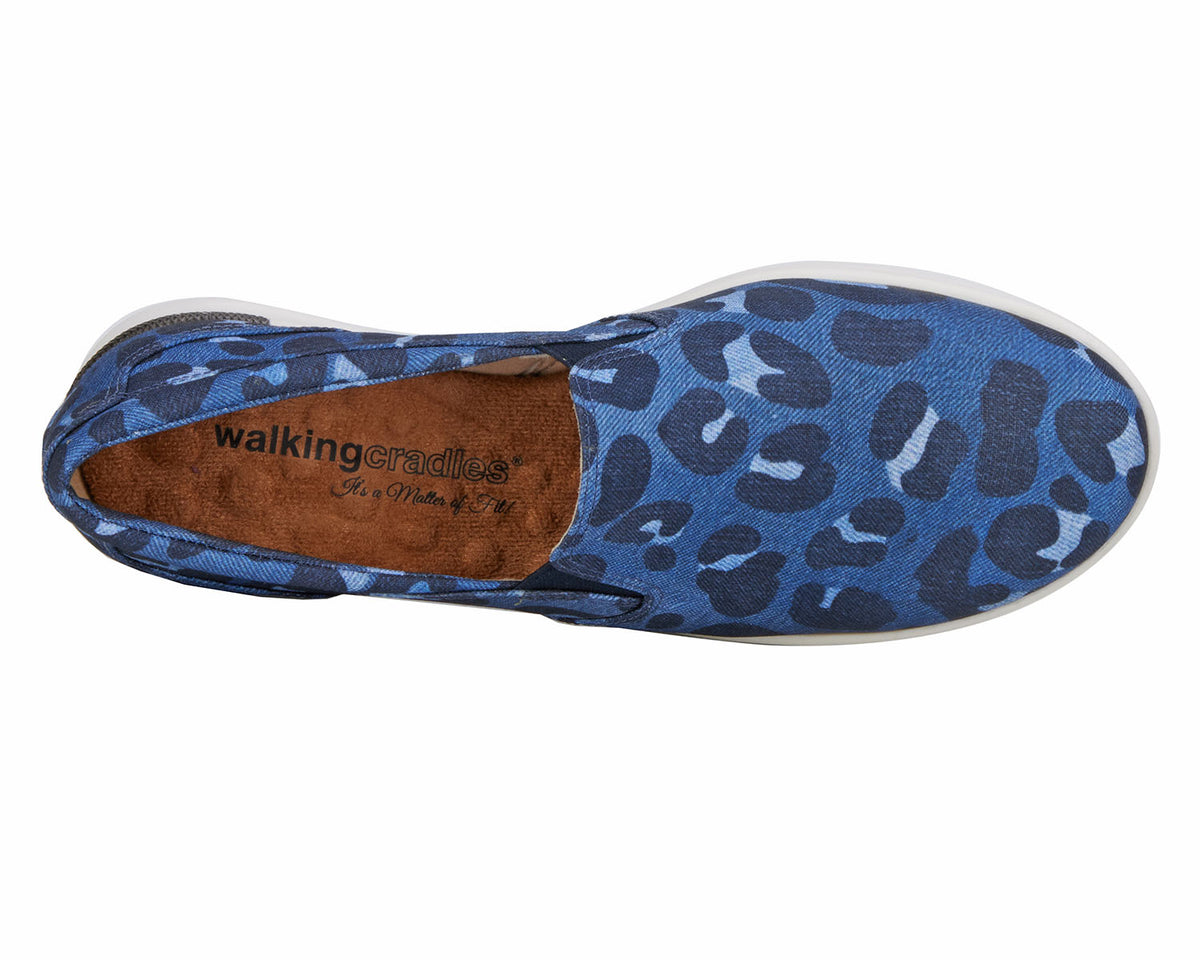 #Color_Denim Leopard Print