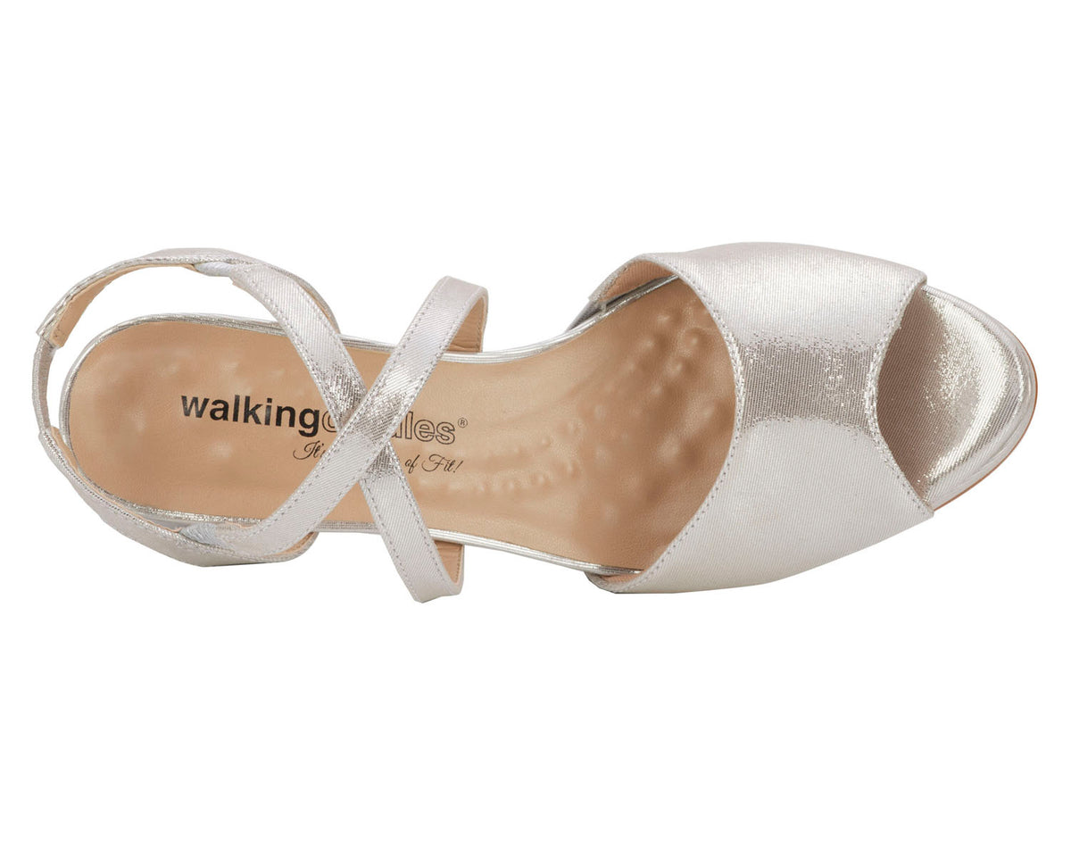 #Color_Silver Glitter Leather