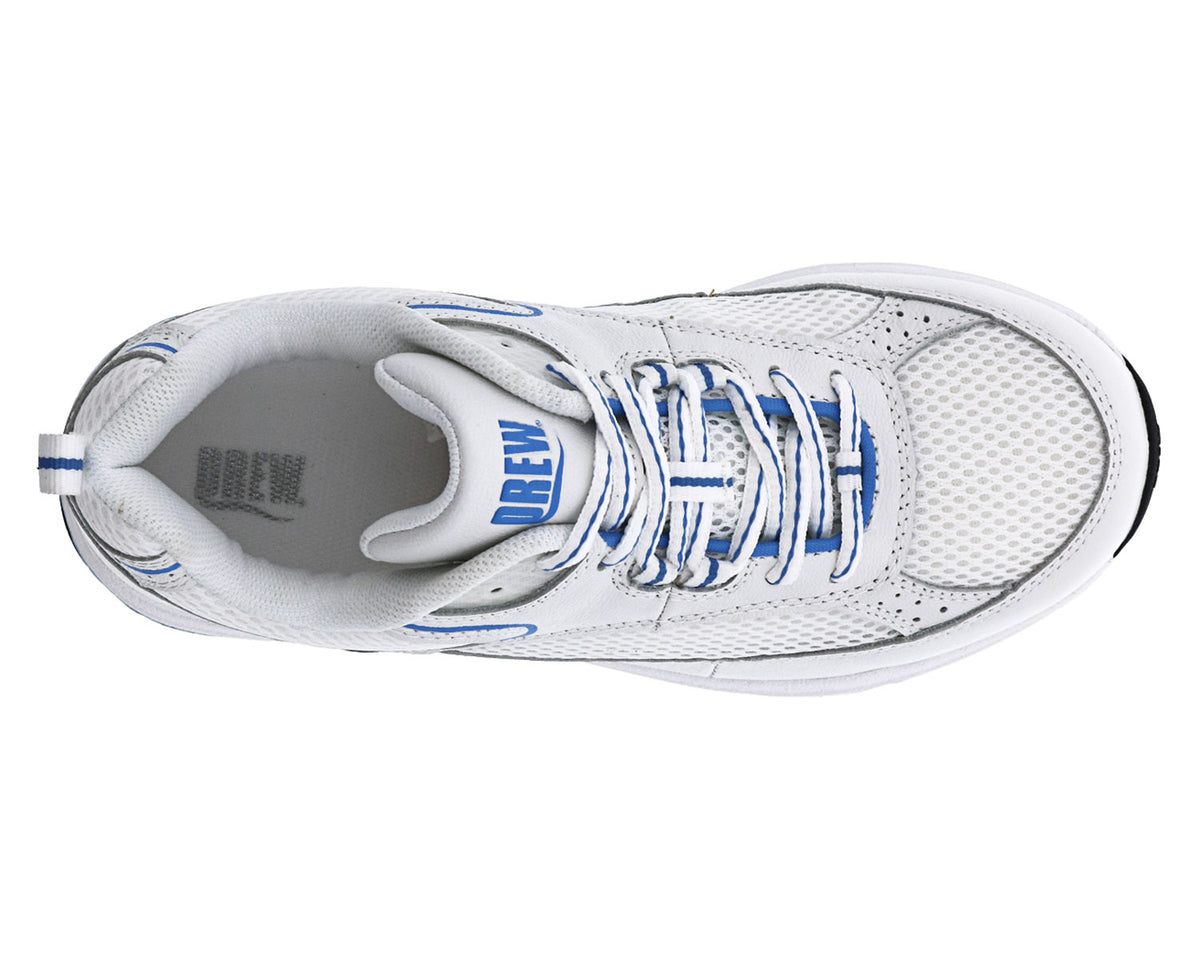 #Color_White Blue Leather/Mesh