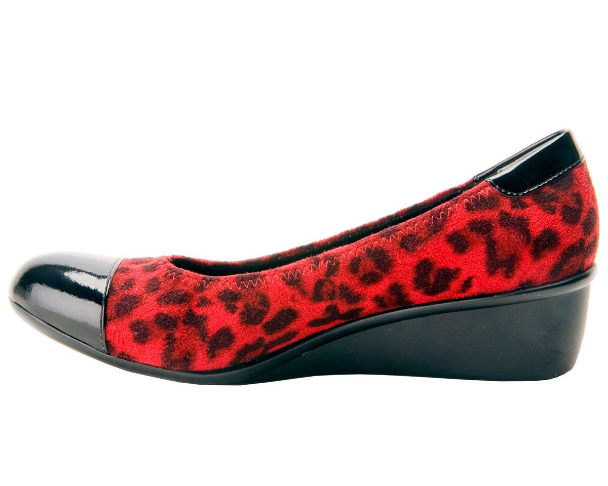 #Color_Red Print/Black Patent Leather