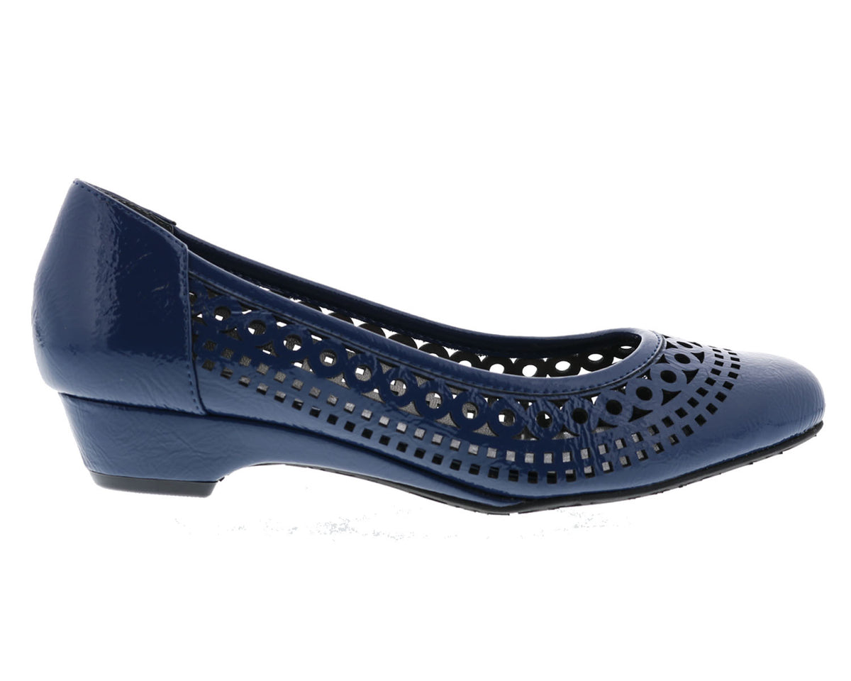 #Color_Navy Crinkle Patent