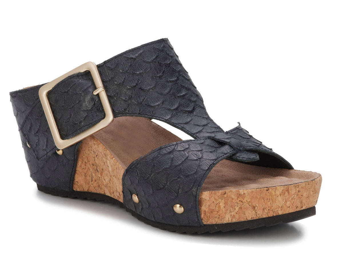 #Color_Black Rustic Snake Print Leather