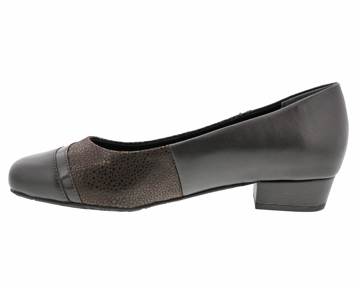 #Color_Brown Lizard Print Leather