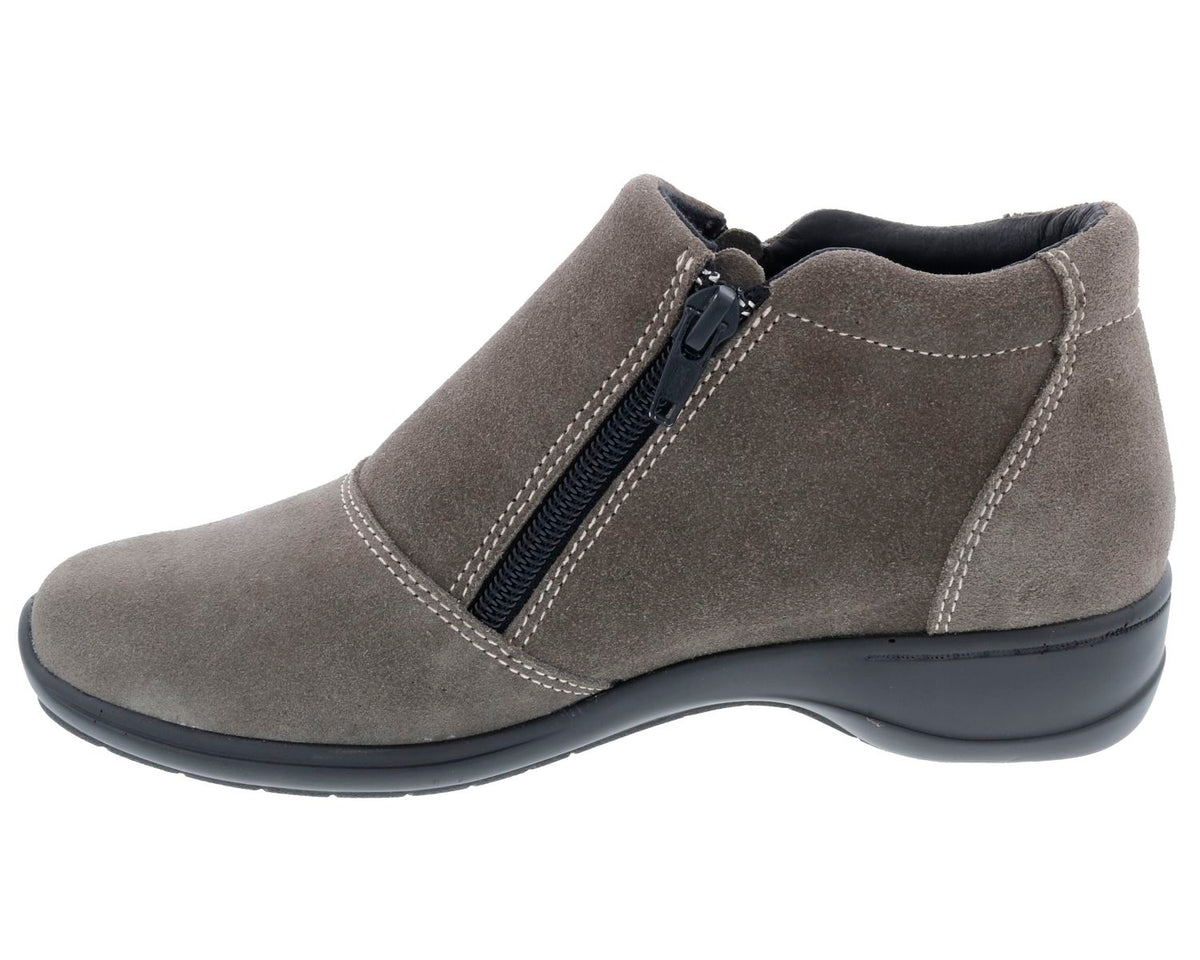 #Color_Grey Suede Leather