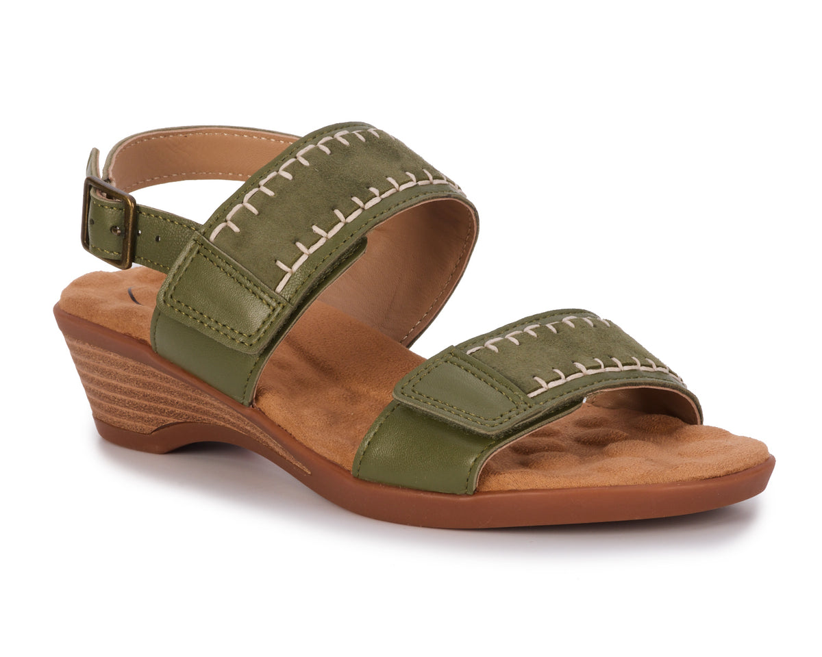 #Color_Olive Leather/Suede