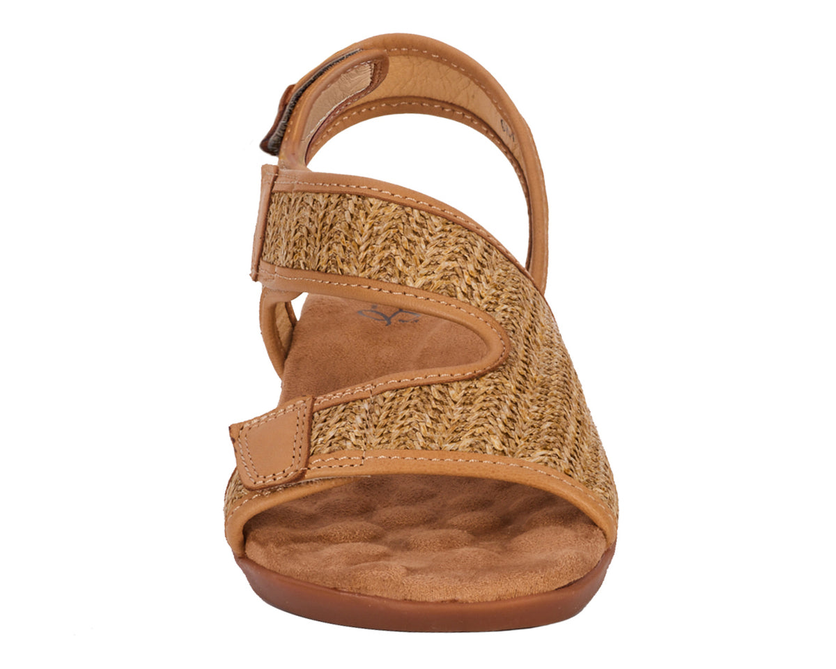 #Color_Tan Raffia/Leather