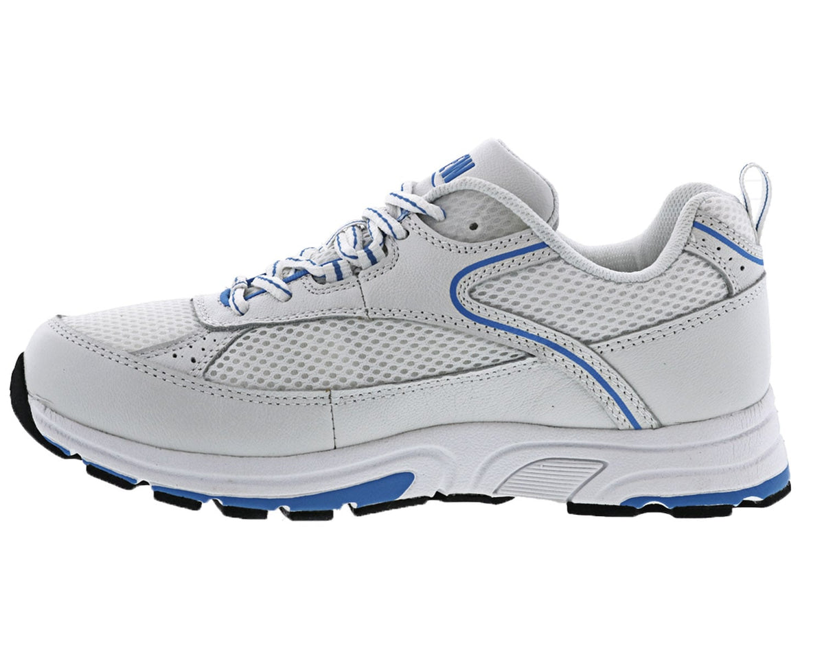 #Color_White Blue Leather/Mesh