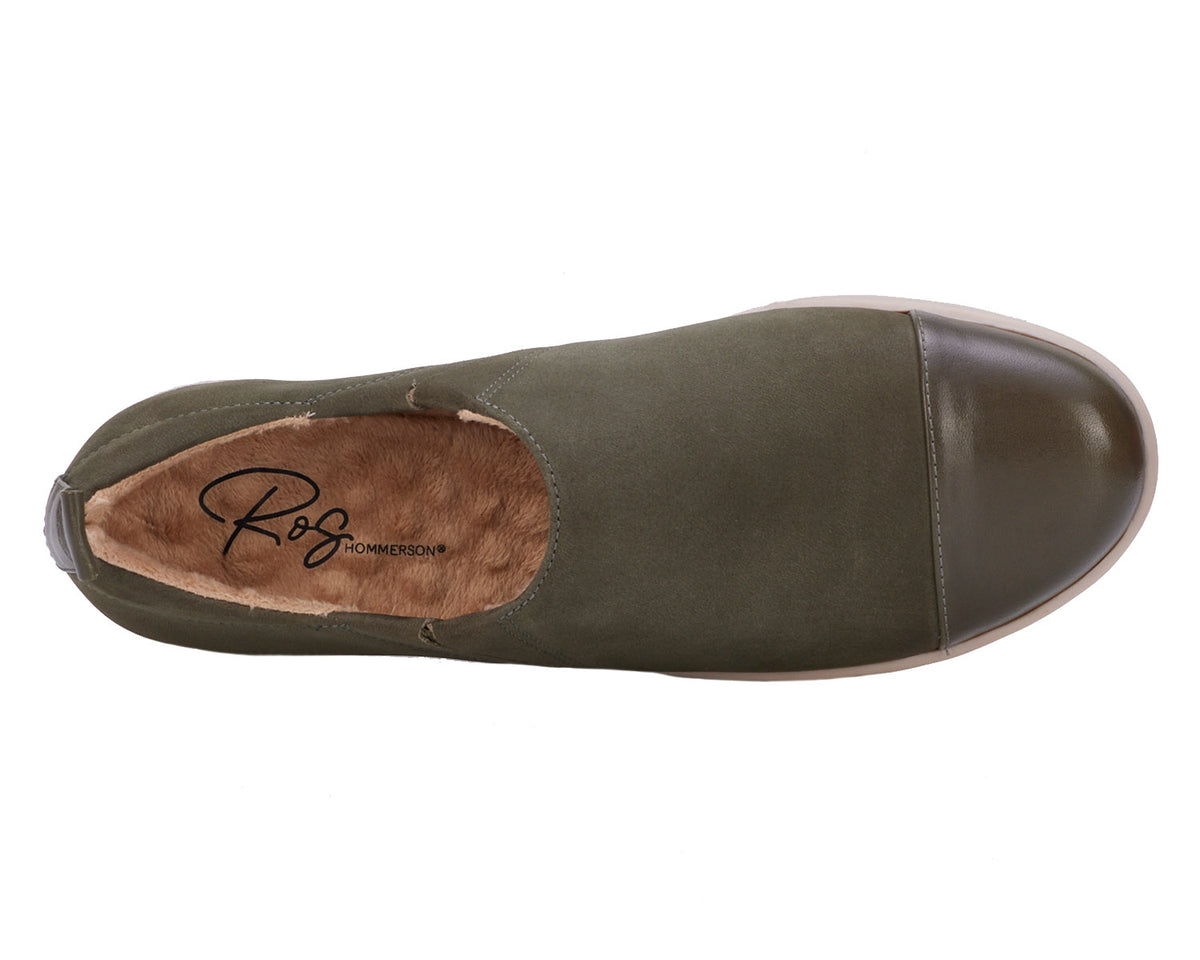 #Color_Olive Nubuck Leather