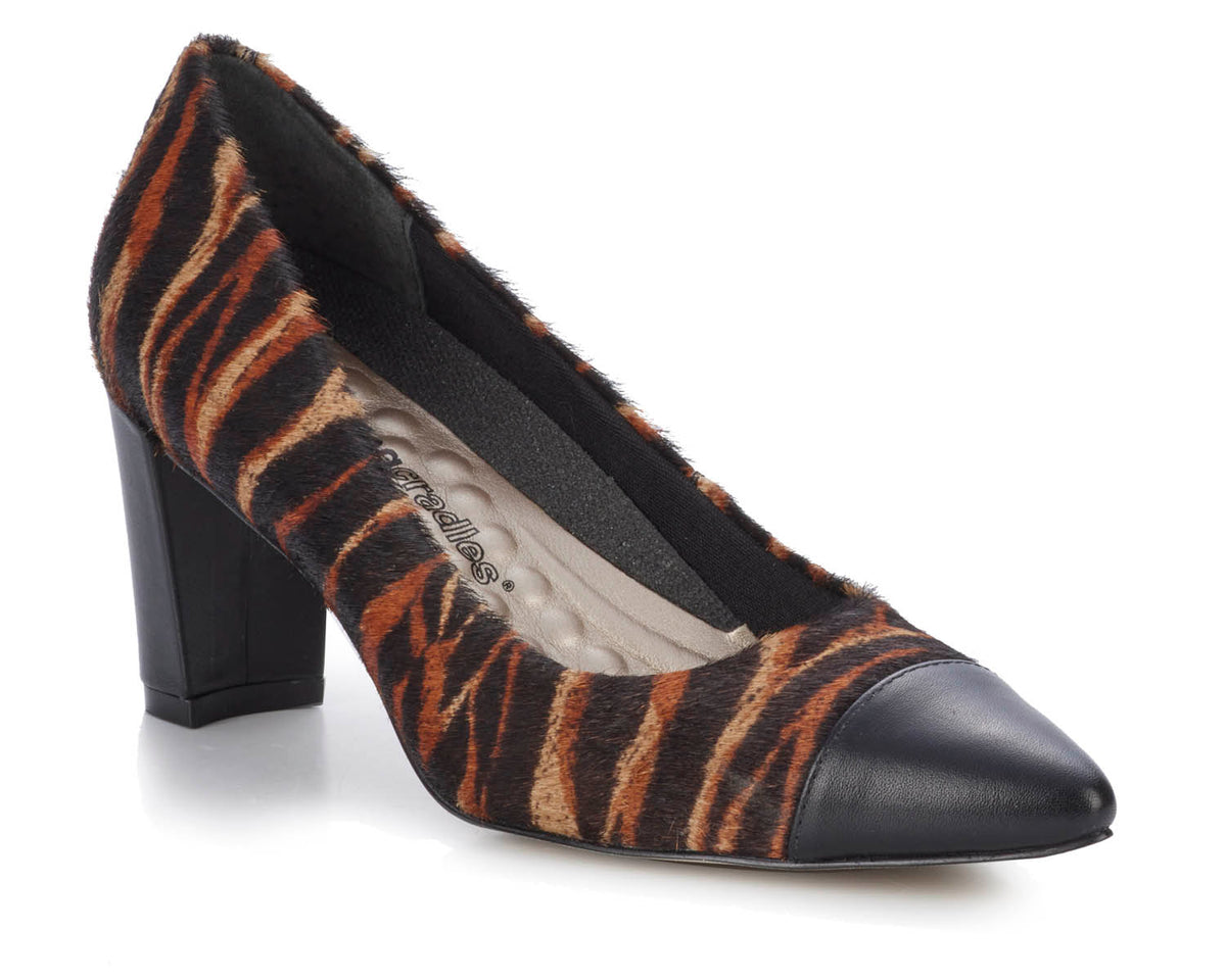 #Color_Multistripe Calf Hair
