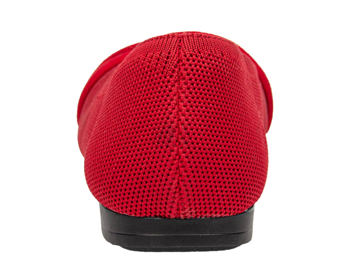 #Color_Red Knit Fabric