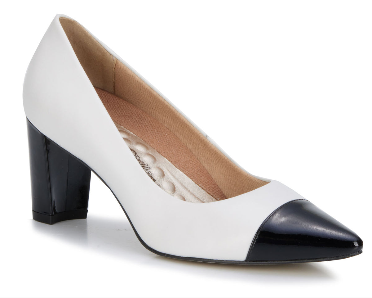 #Color_White Cashmere/Black Patent