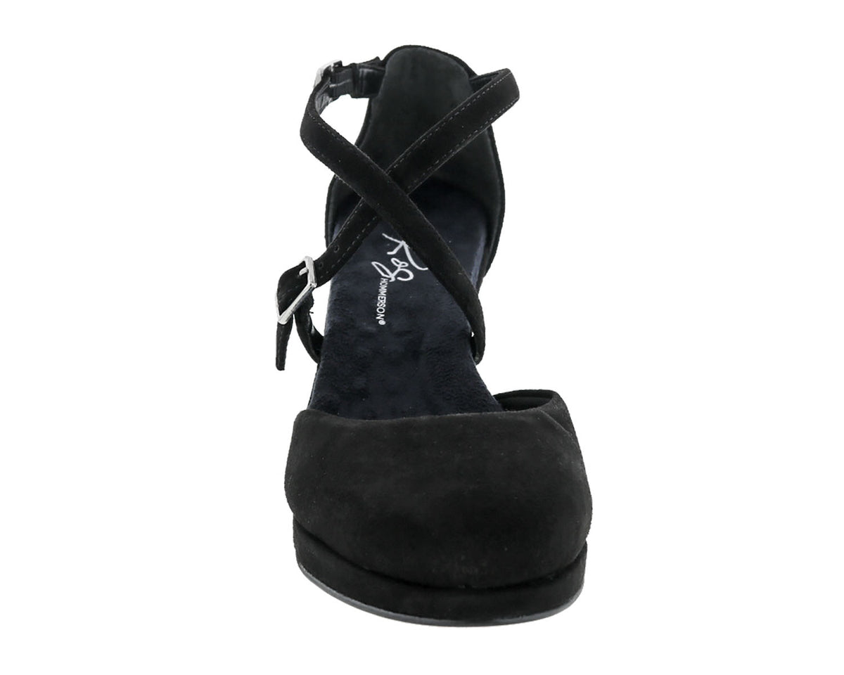 #Color_Black Suede Leather