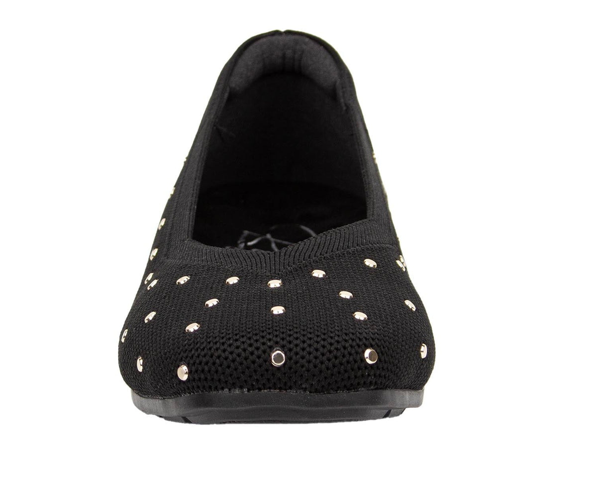 #Color_Black Knit with Studs