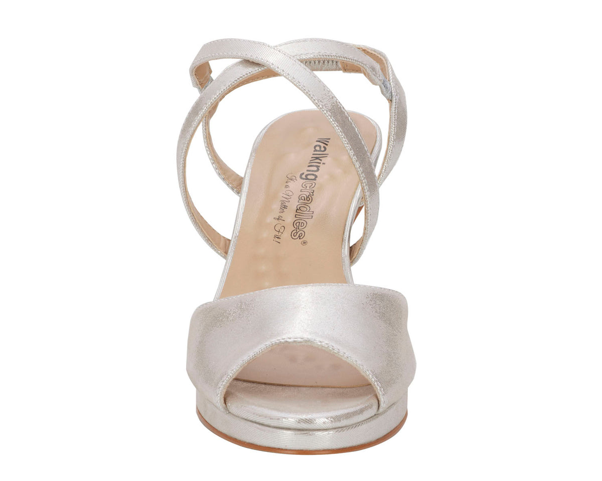 #Color_Silver Glitter Leather