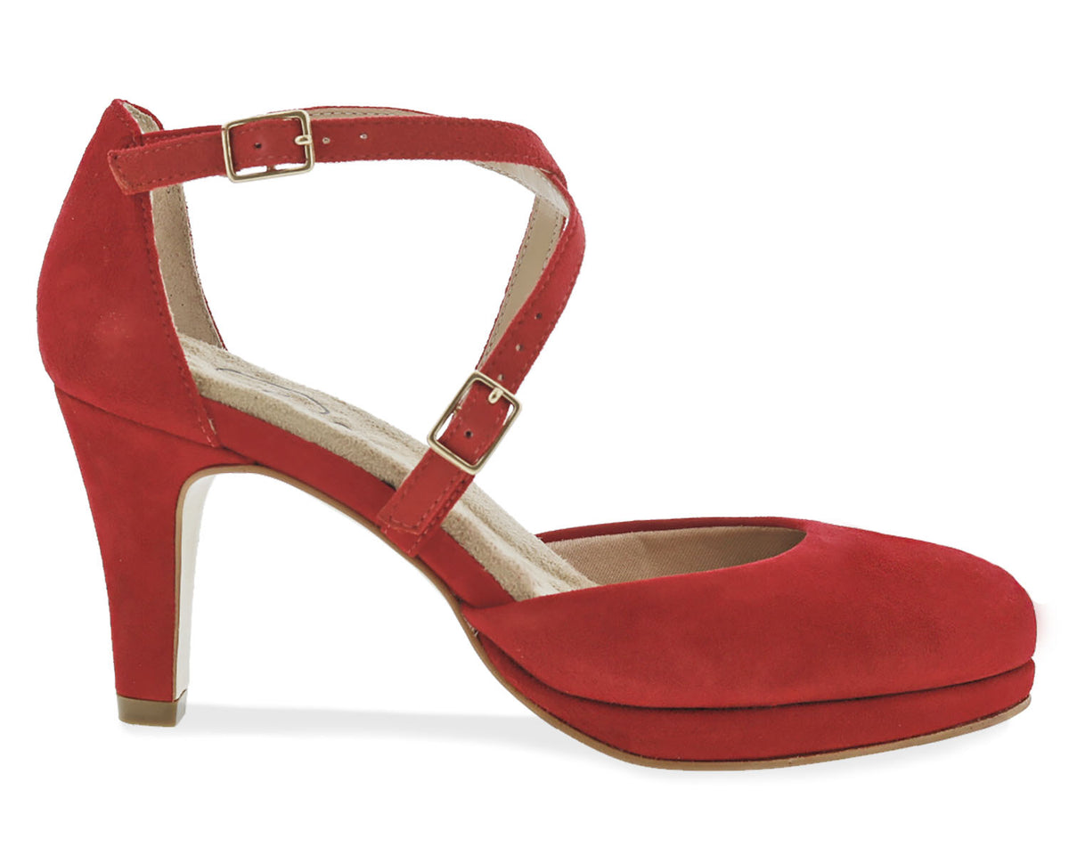#Color_Red Suede