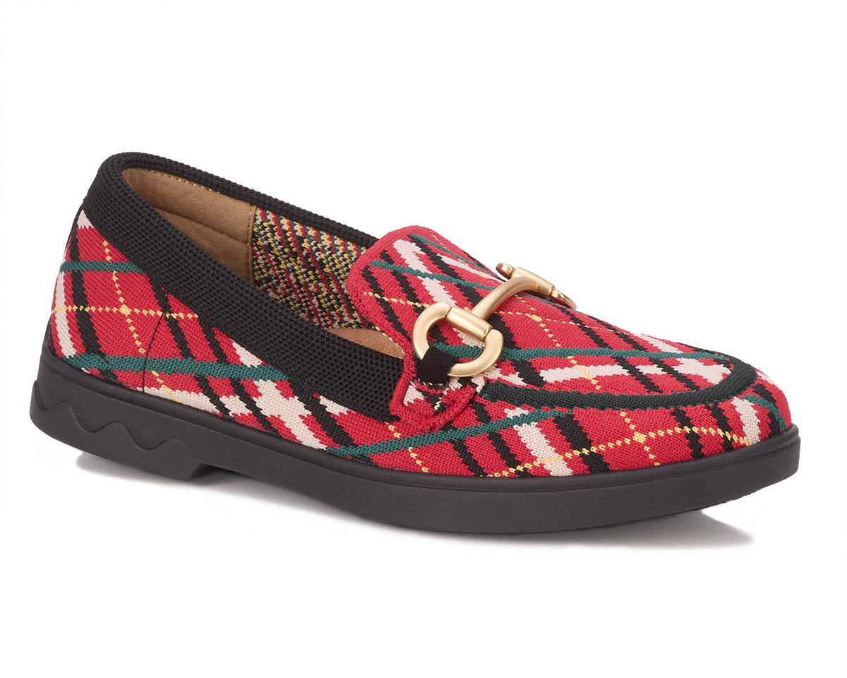 #Color_Tartan Plaid Knit
