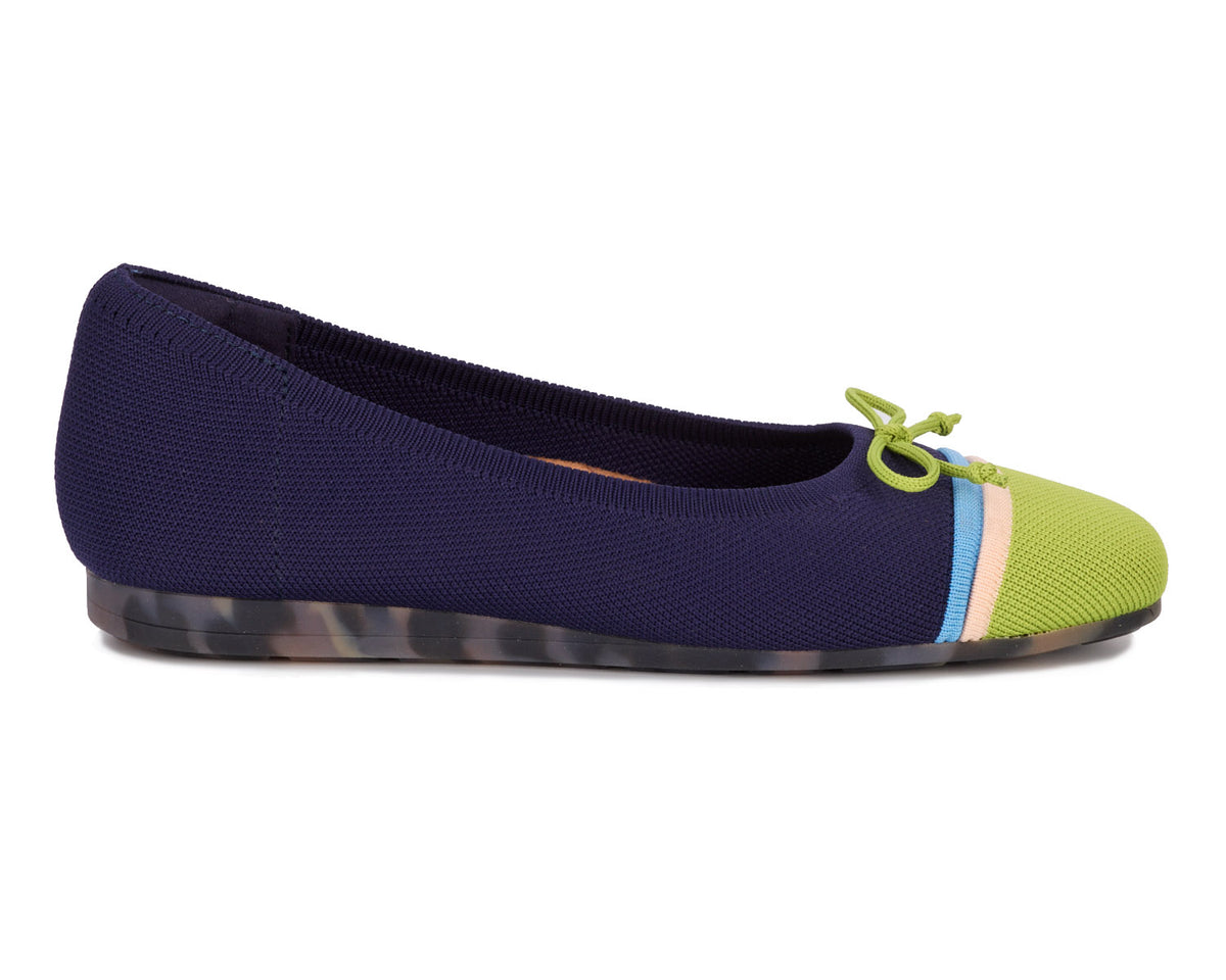 #Color_Navy/Lime Multi Knit