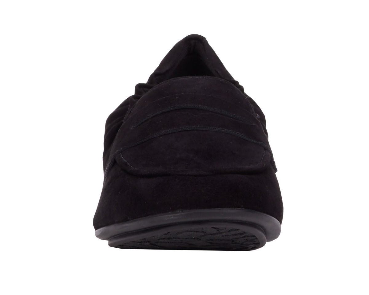#Color_Black Suede Leather