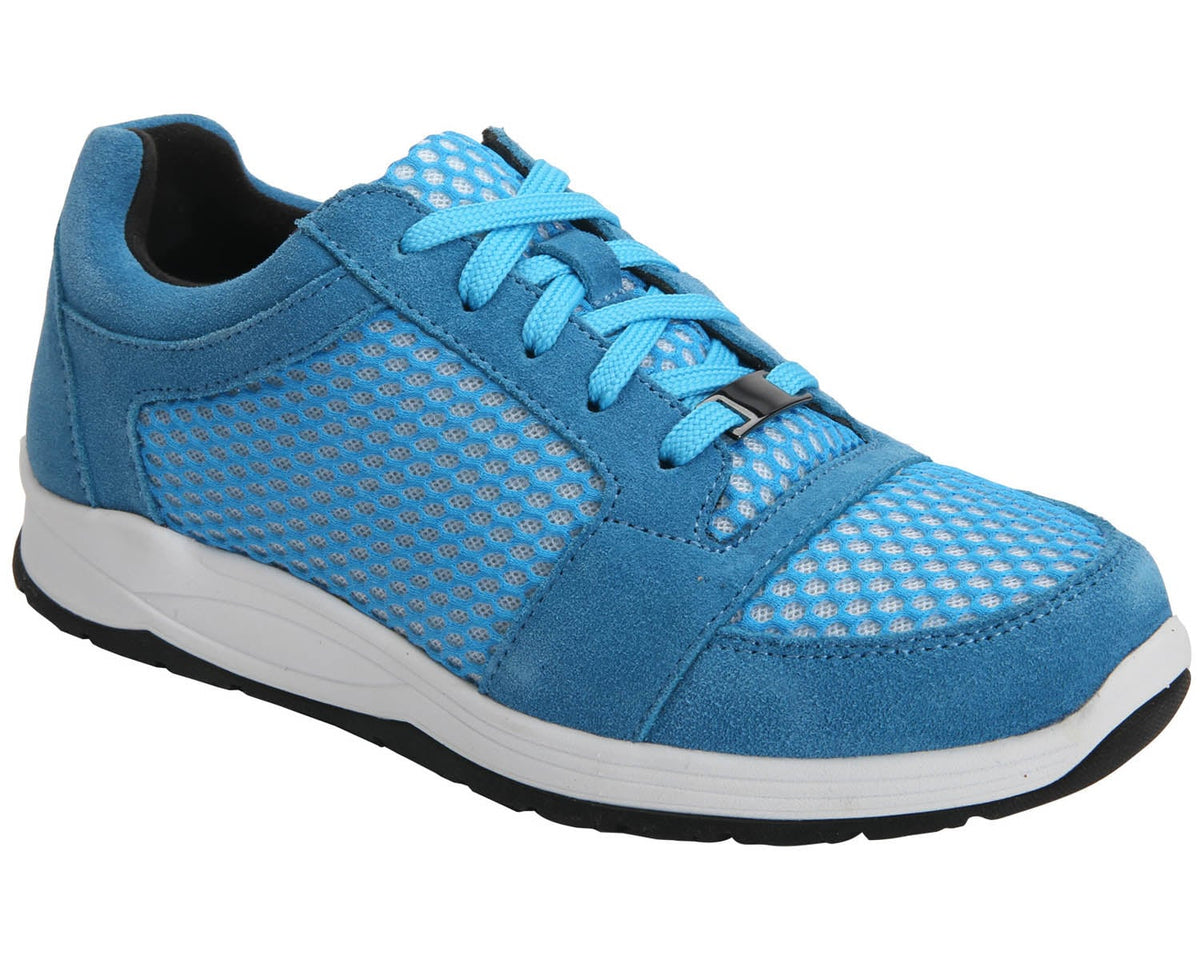 #Color_Blue Suede/White Mesh