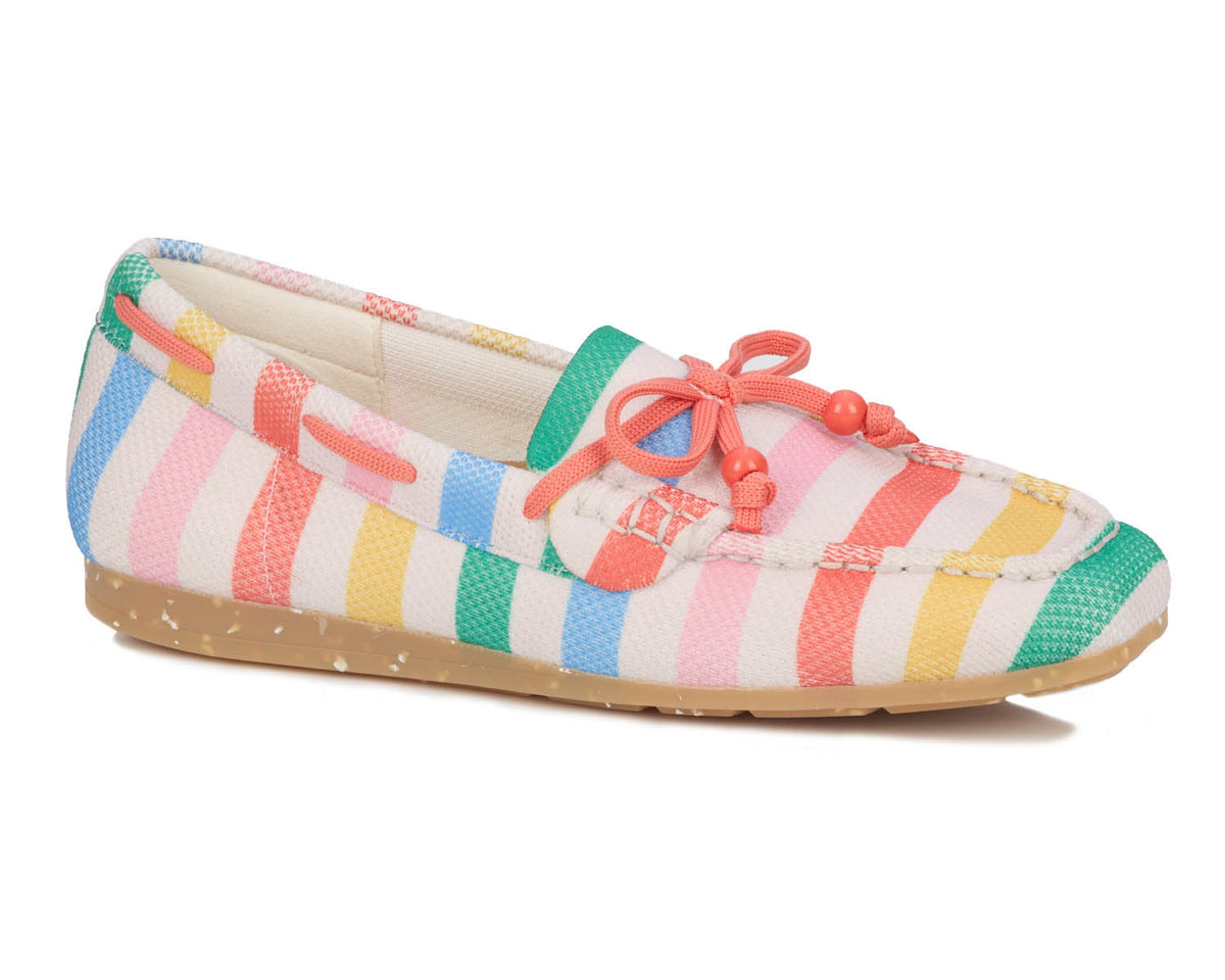 #Color_Bright Stripe Multi Knit