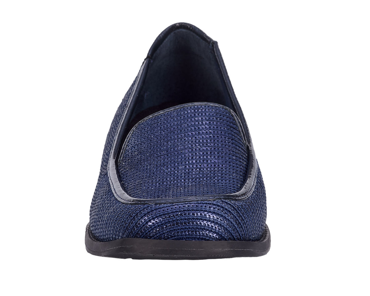 #Color_Navy Stretch Fabric/Patent