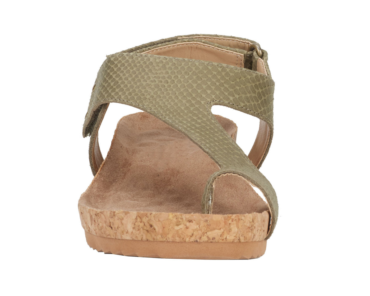 #Color_Olive Matte Snake leather
