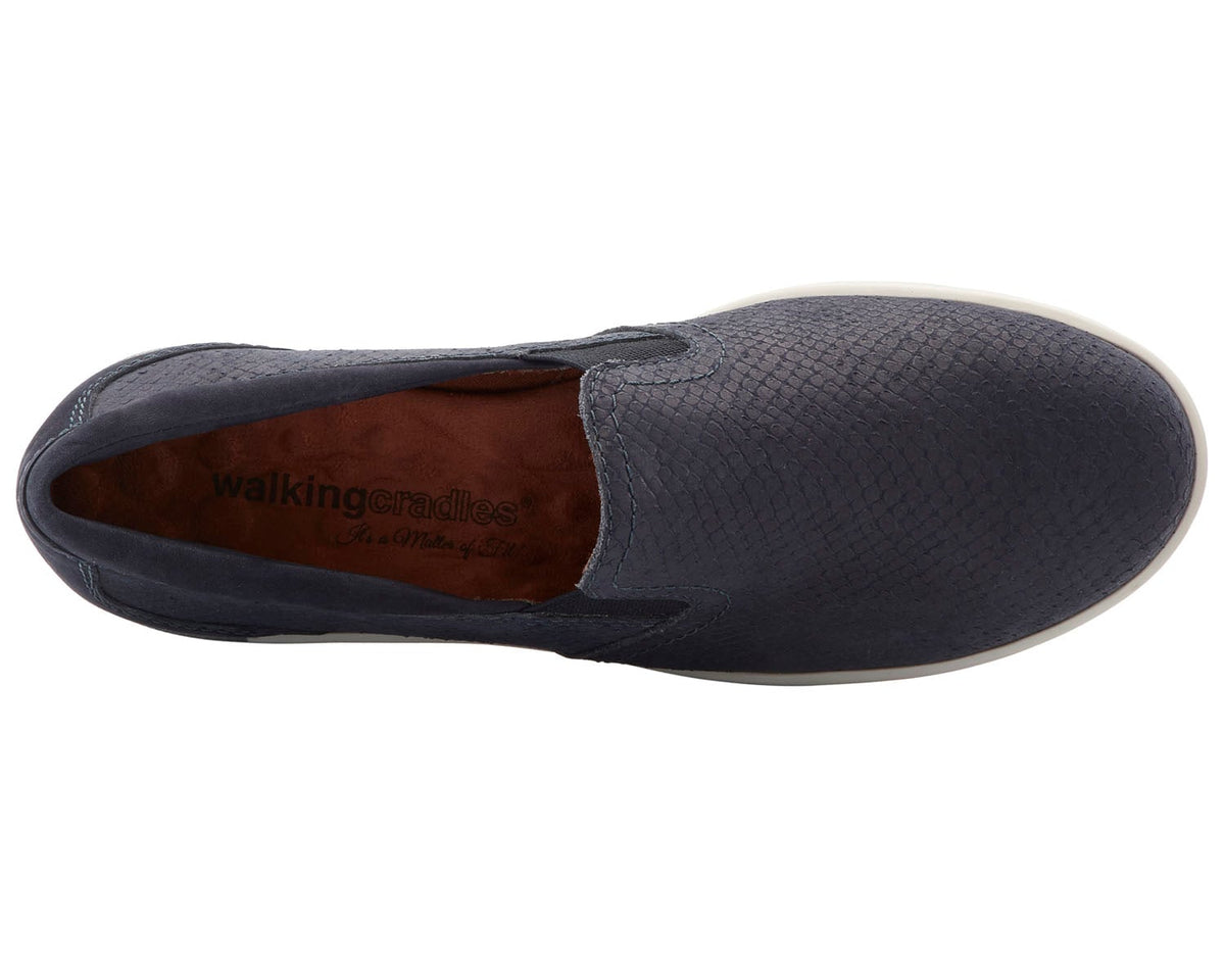 #Color_Navy Snake Print/Nubuck