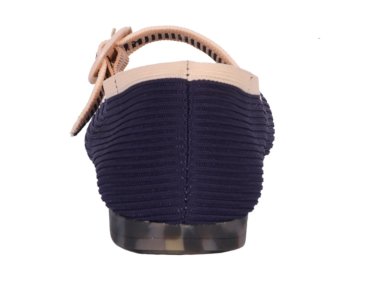 #Color_Navy/Cream Knit