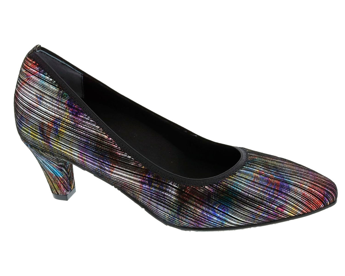 #Color_Rainbow Stripe Leather