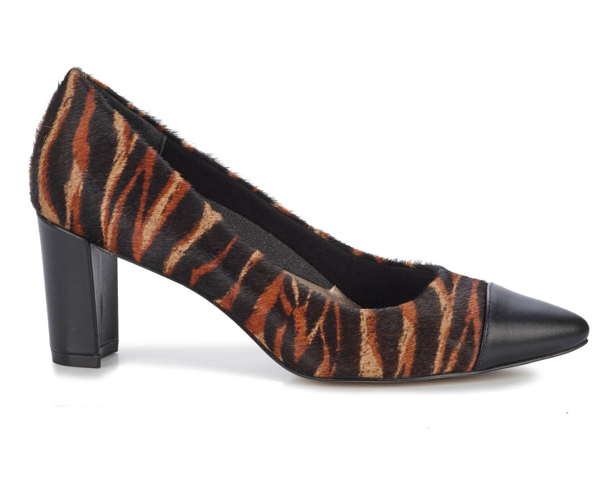 #Color_Multistripe Calf Hair