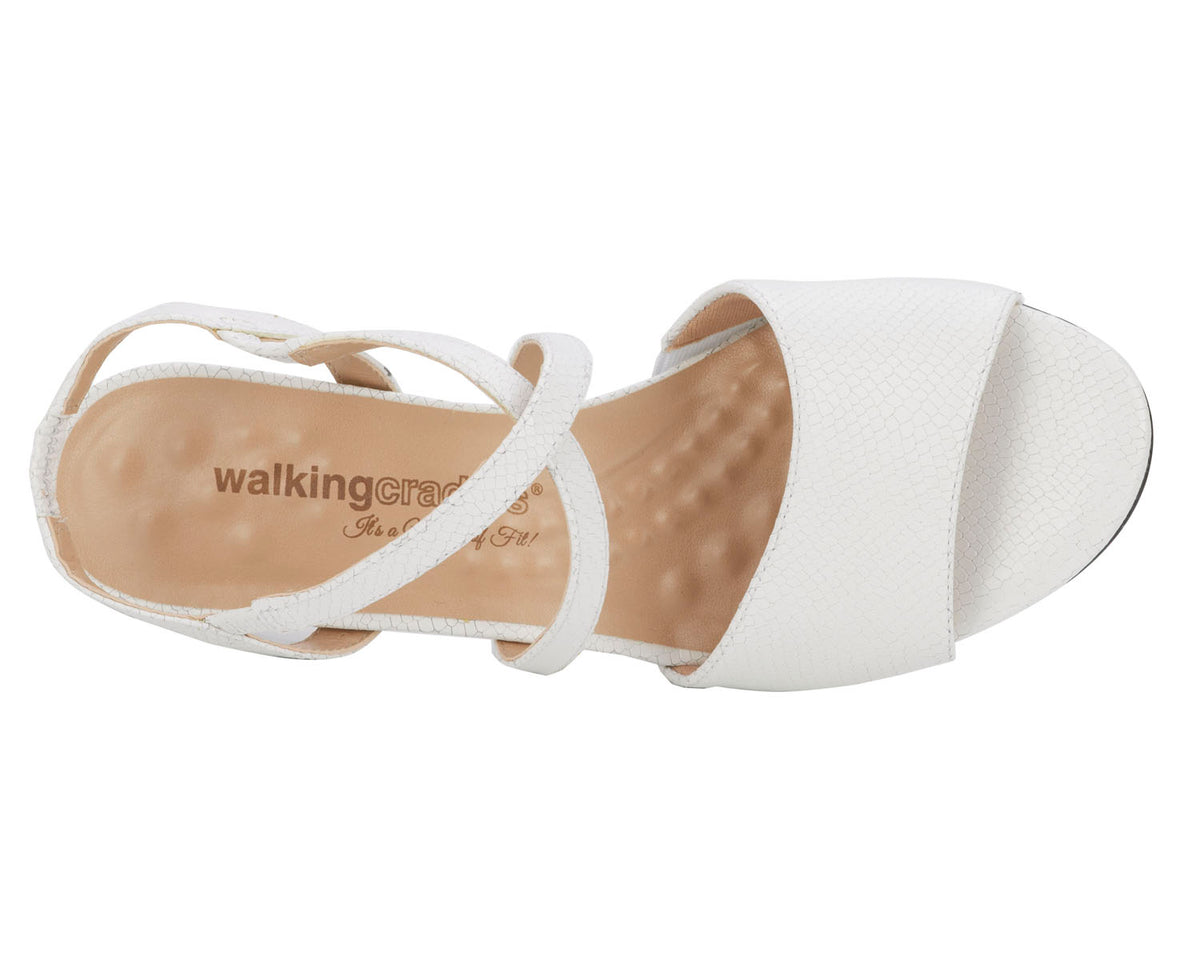 #Color_White Snake Print Leather