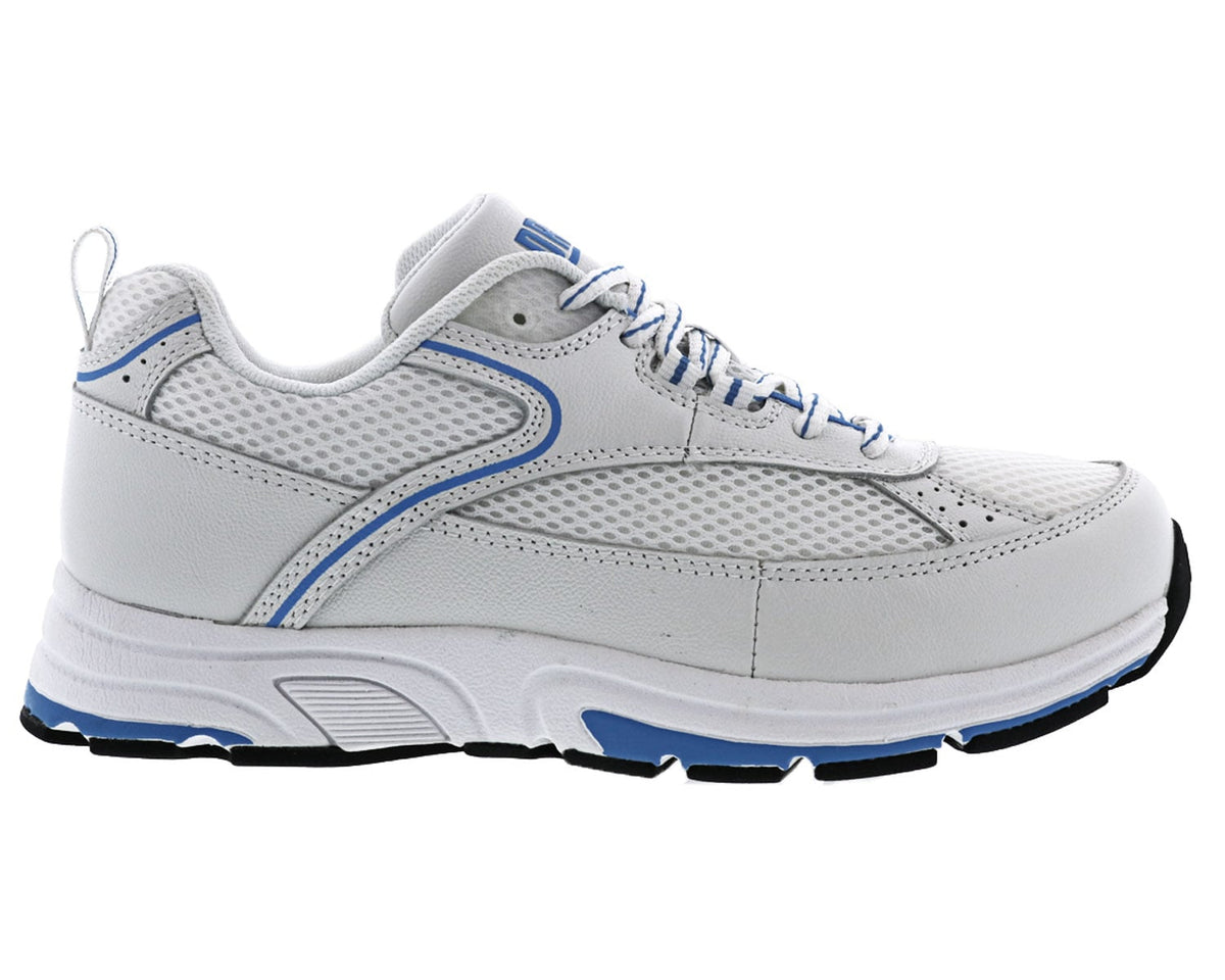 #Color_White Blue Leather/Mesh