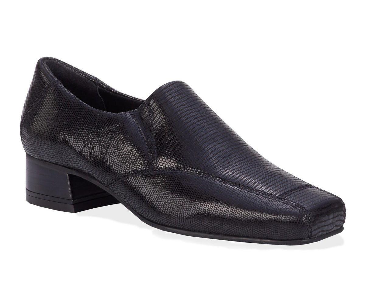 #Color_Black Lizard Print Leather