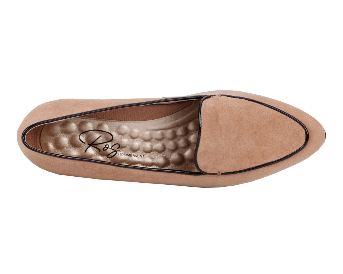 #Color_Nude Suede/Black Patent