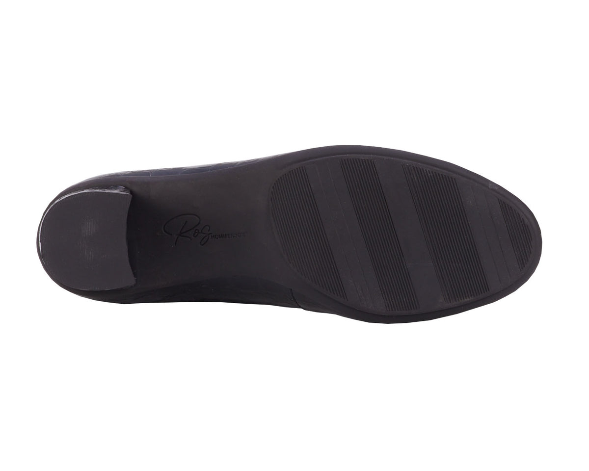 #Color_Black Croc Patent/Suede