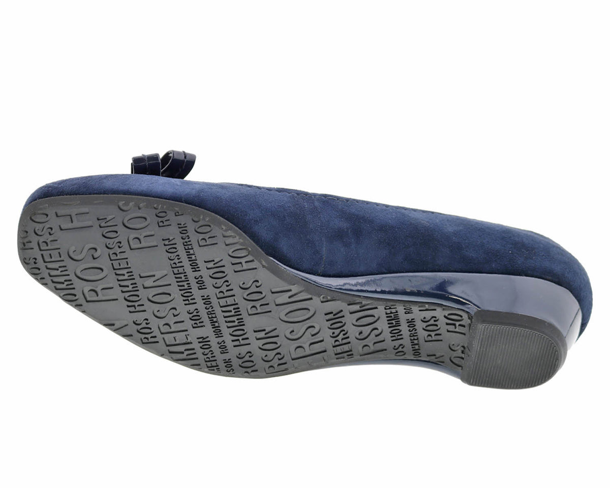 #Color_Navy Suede Leather