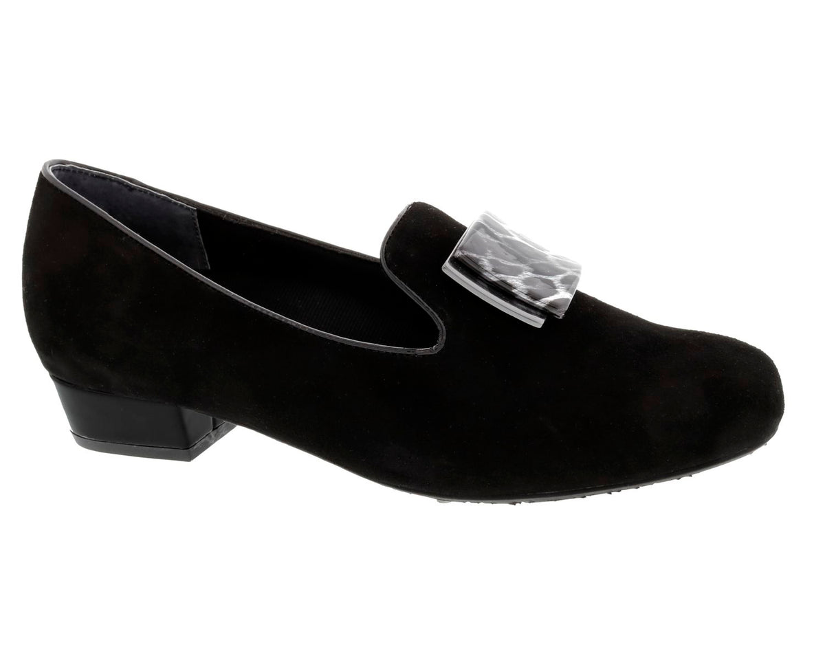 #Color_Black Suede Leather