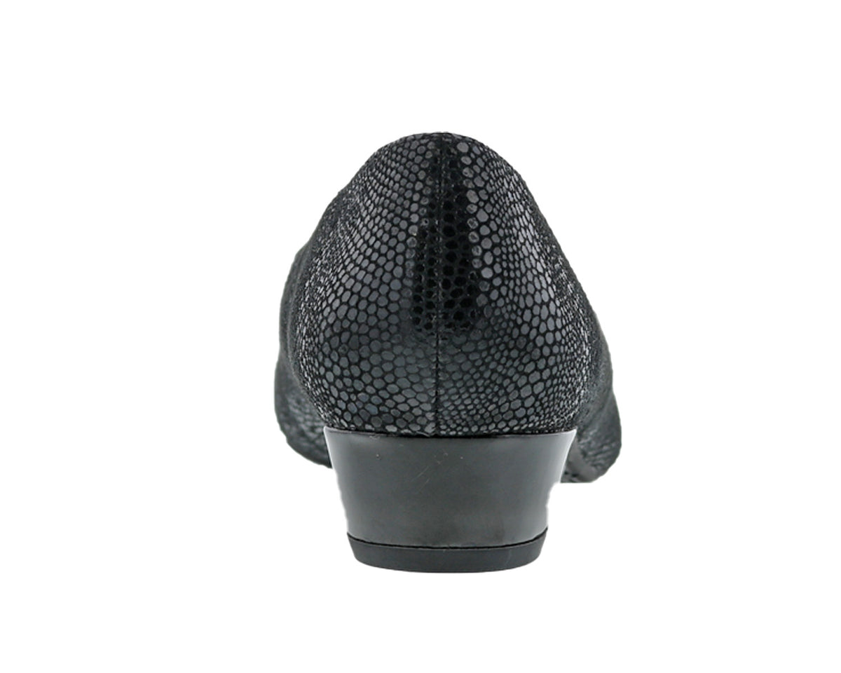 #Color_Black Lizard Print Leather
