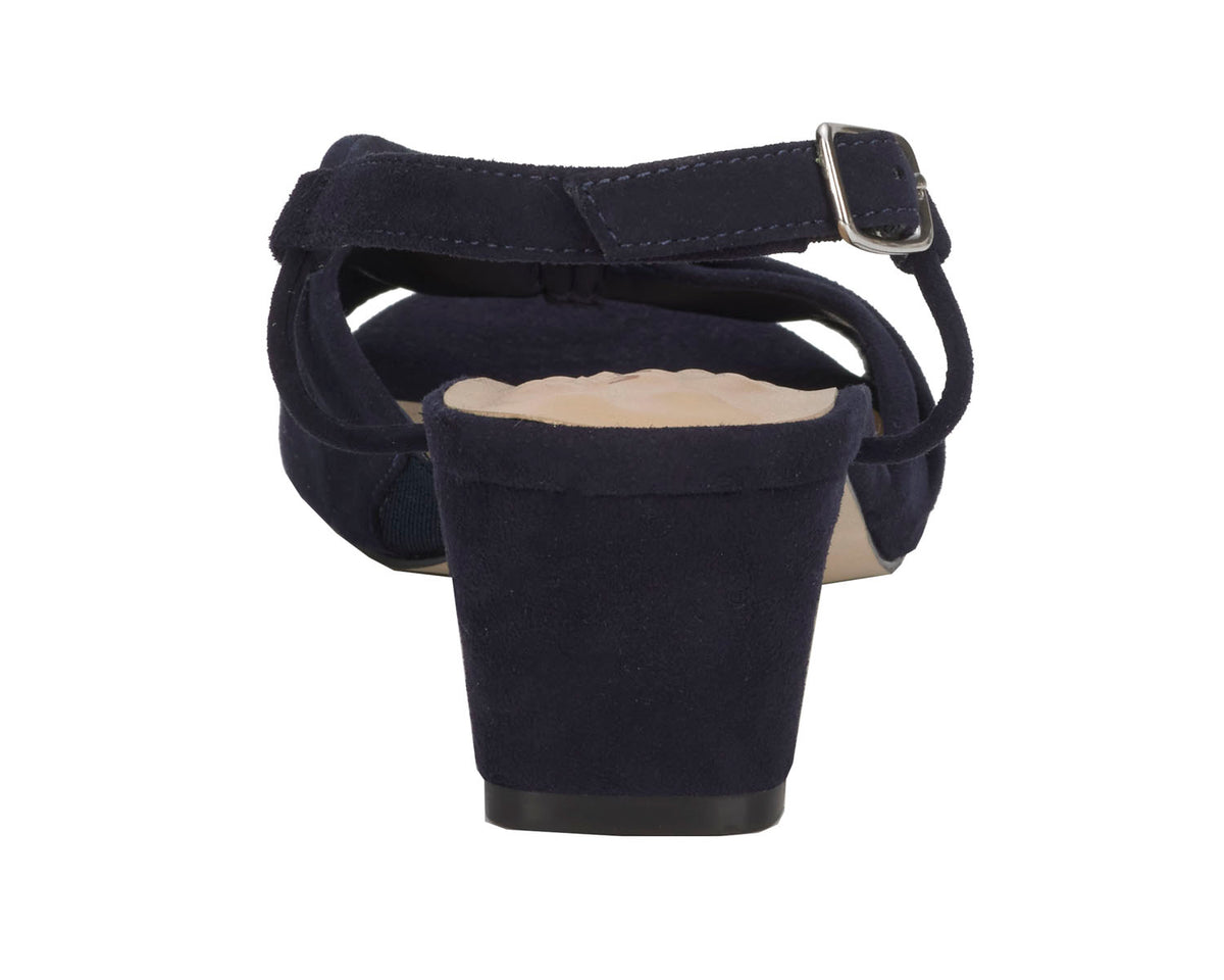 #Color_Navy Kid Suede