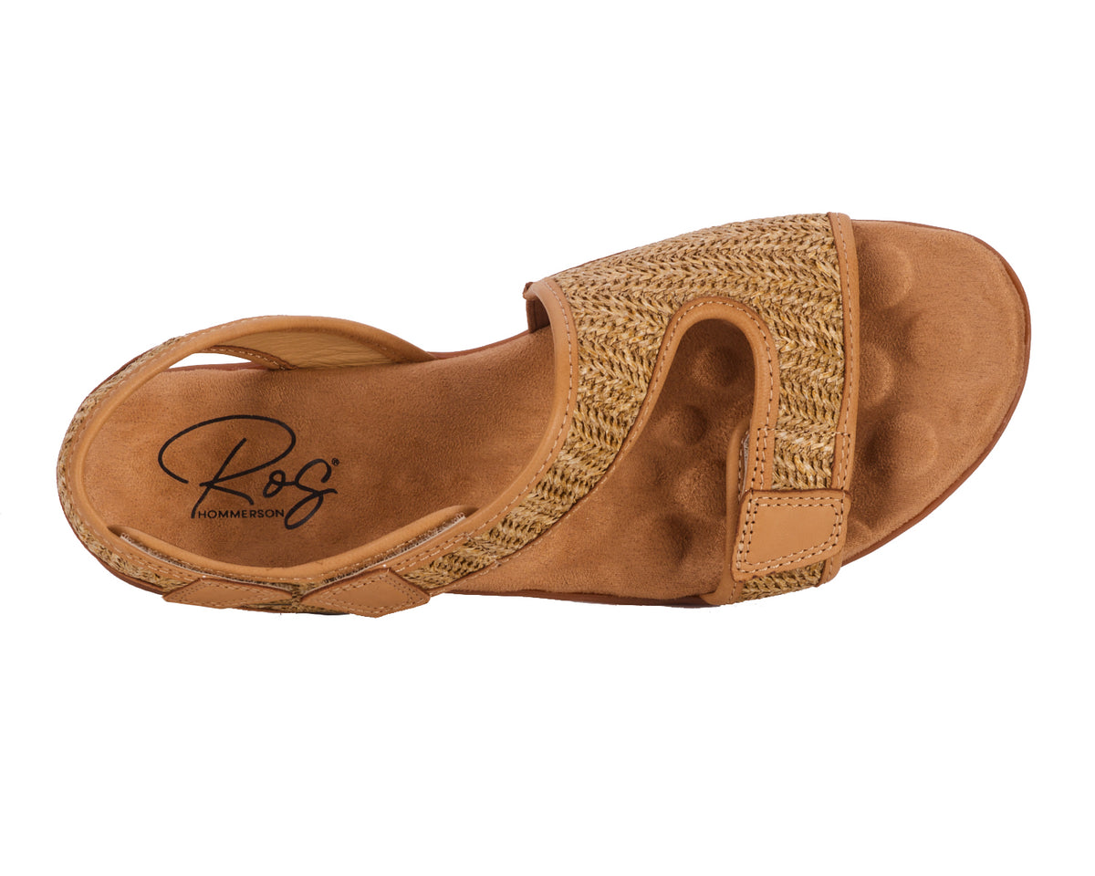 #Color_Tan Raffia/Leather