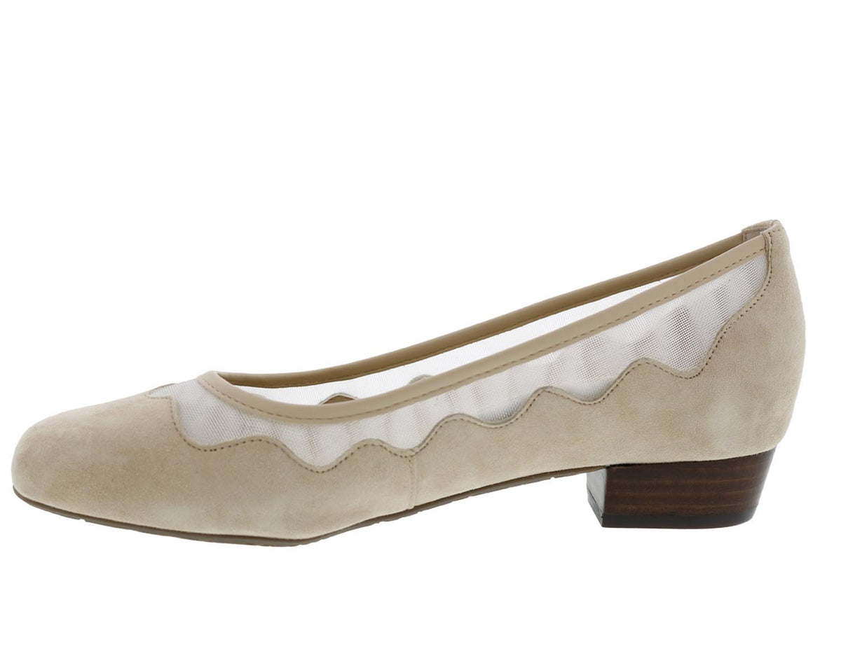#Color_Nude Suede Leather